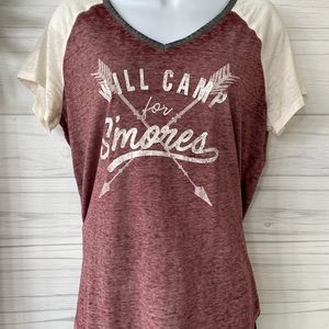 Maurice’s Women’s-Will Camp for S’more’s tee shirt.